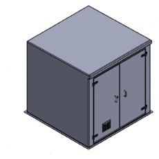 GRP Booster Set Enclosure PWH-2x2x2