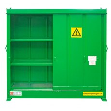 Steel Chemstor Secure Store - CS4 - To hold up to 48 x 25L Drums