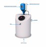 Aquamaxx 800 Litre Cold Water Tank, Single Pump Booster set features