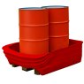 2 Drum Pallet Converter - red