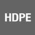 HDPE (High density polyethylene), MDPE