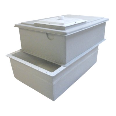Two Piece insulated GRP break Tank Two Piece insulated GRP break Tank