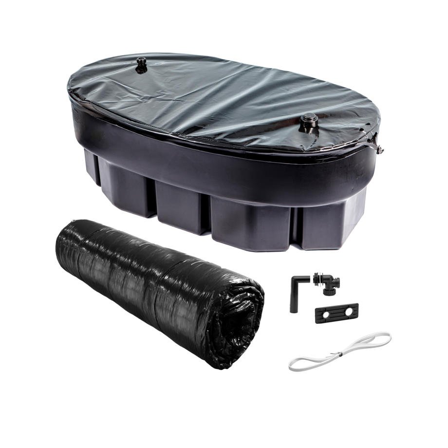 40 Gallon / 182 Litre Oval Open Top Cold Water Loft Tank - Tanks Direct