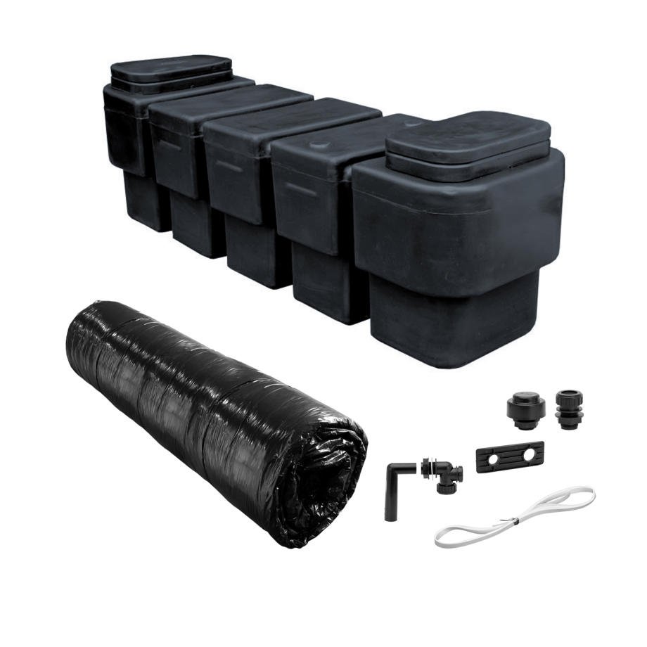 40 Gallon / 182 Litre Low Level, Coffin Cold Water Loft Tank - Tanks Direct