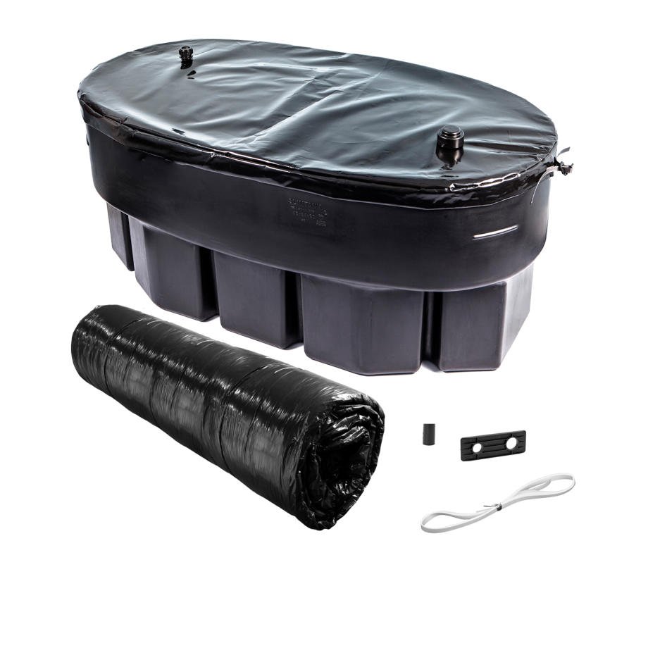 50 Gallon / 227 Litre Oval Open Top Cold Water Loft Tank - Tanks Direct