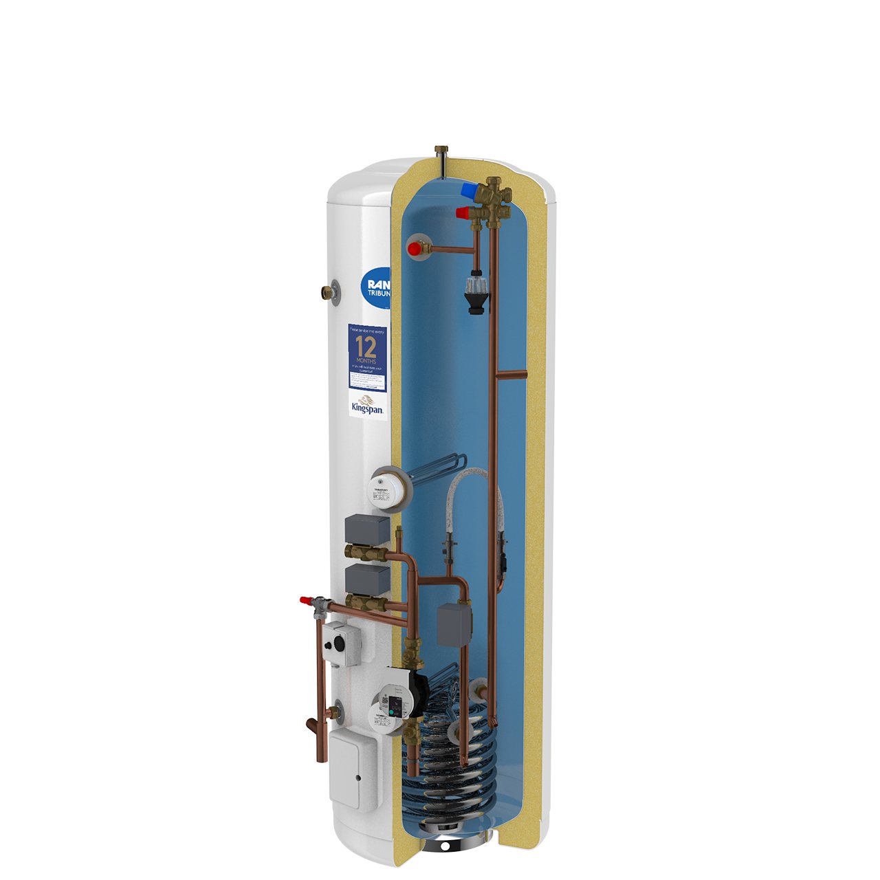 Range Tribune HE 250 L Unvented Indirect Hot Water Cylinder Tanks Direct