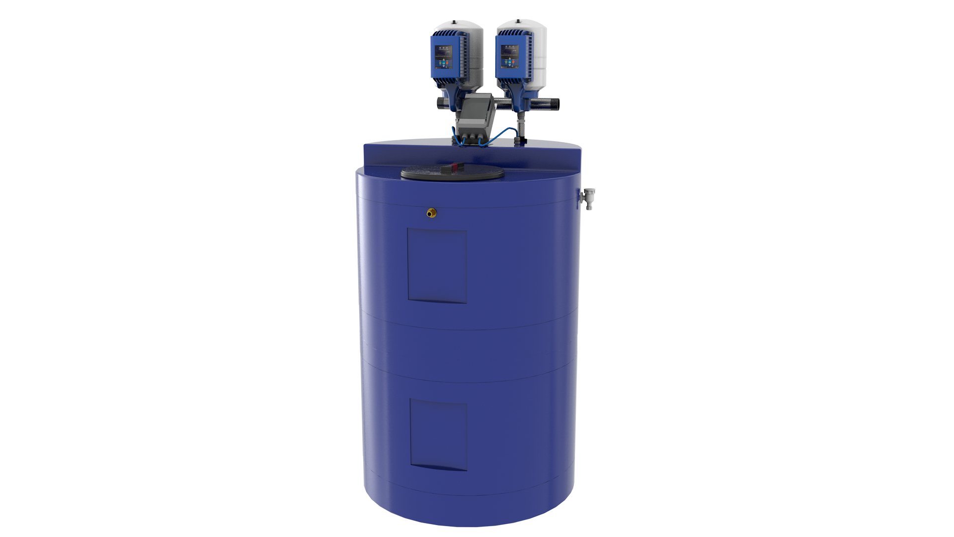 Aquamaxx 1200 Litre Cold Water Tank, Twin Pump Booster set - Tanks Direct