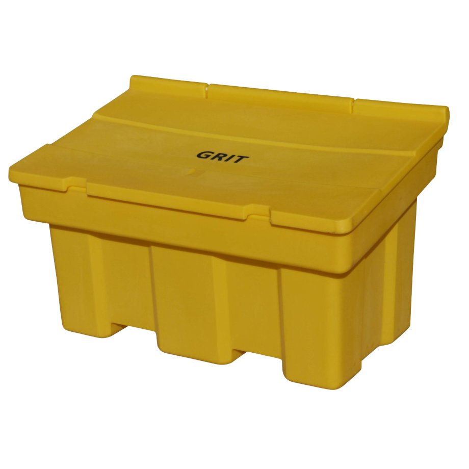350 Litre Plastic Grit Bin, Yellow Tanks Direct