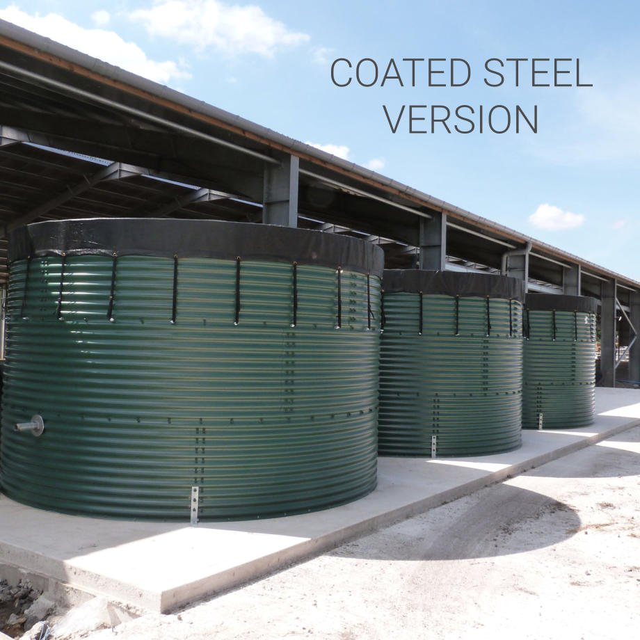 200,000 Litre Galvanised Steel Water Tank Tanks Direct