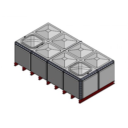 GRP Sectional Divided TIF Tanks