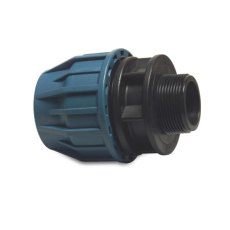 3/4' BSP to 25mm MDPE Male compression fitting
