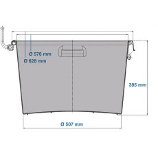 90 Litre Mortar Tub, Pack of 10
