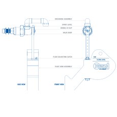 3/4' Aylesbury Keraflo K Type SF, Delayed Action Float Valve, 20mm