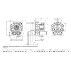 FPZ SCL K04-MS Side Channel Blower