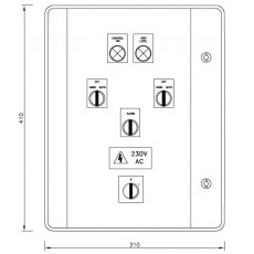 Dual Pump Control Panel 1 Phase