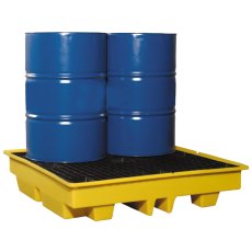 4 Drum Spill Pallet, Low Profile