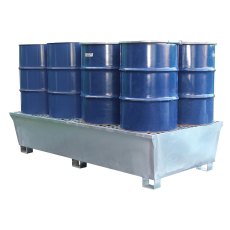 Galvanised Steel double IBC spill pallet