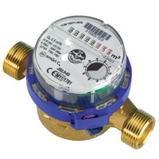 Water Meter WRAS 1/2'  with 1:1 Pulse Reader