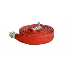 64mm  Layflat Fire Hose  Type 3 with fittings, Non Potable,red