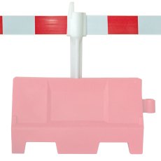 EVO 1 Metre Corner Post and reflective panel for Safety Barrier