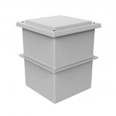 338 Litre GRP Water Tank - Two Piece Insulated
