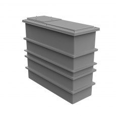 1050 Litre GRP Water Tank - Two Piece Insulated