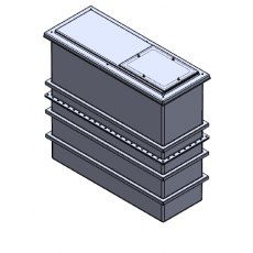 1125 Litre GRP Water Tank - Two Piece Insulated