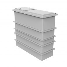 1125 Litre GRP Water Tank - Two Piece Insulated