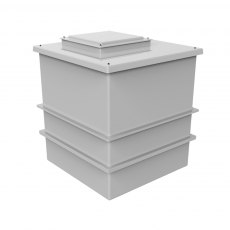 1220 Litre GRP Water Tank - Two Piece Insulated