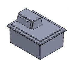 680 Litre Type AB Air Gap GRP Water Tank - One Piece Insulated, Cat 5, WRAS