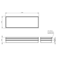 1502 Litre Open Top GRP Water Tank