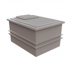 1590 Litre GRP Water Tank - Two Piece Insulated