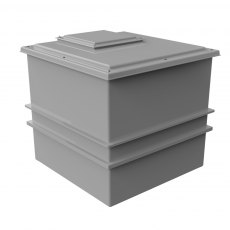 1818 Litre GRP Water Tank - Two Piece Insulated