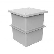 187 Litre GRP Water Tank - Two Piece Insulated