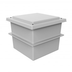 225 Litre GRP Water Tank - Two Piece Insulated
