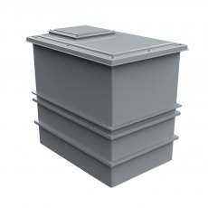 2250 Litre GRP Water Tank - Two Piece Insulated