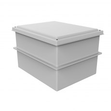712 Litre GRP Water Tank, Insulated -Two Piece Insulated