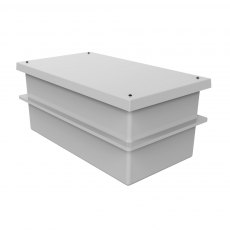 250 Litre GRP Water Tank - Two Piece with Insulation