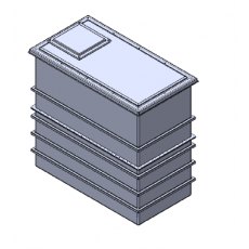 4001 Litre GRP Water Tank - Two Piece Insulated