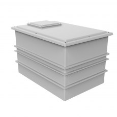 2726 Litre GRP Water Tank - Two Piece Insulated