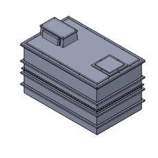 5625 Litre Type AB Air Gap GRP Water Tank, Insulated, CAT 5