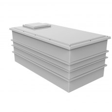 3185 Litre GRP Water Tank - Two Piece Insulated