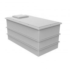 3636 Litre GRP Water Tank, Insulated