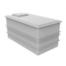 3636 Litre GRP Water Tank - Two Piece Insulated