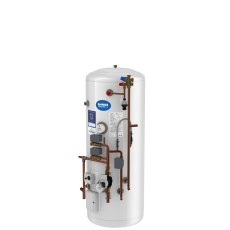 Kingspan Range Tribune HE 210 Litres Unvented Vertical Pre-Plumbed Indirect Hot Water Cylinder