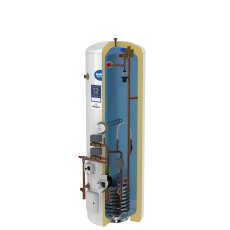 Kingspan Range Tribune HE 250 Litres Unvented Vertical Pre-Plumbed Indirect Hot Water Cylinder
