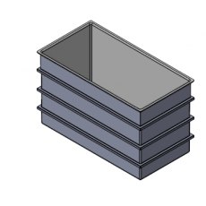 2501 Litre Open Top GRP Water Tank