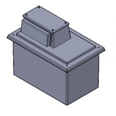 454 Litre Type AB Air Gap GRP Water Tank, Insulated, Cat 5