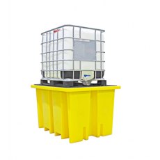 Stackable IBC Bund Spill Pallet (With 2 Removable Grids)