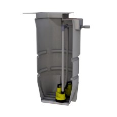850 Litre - Grey Water, Surface and Ground Water AquaTank Twin Pump Station